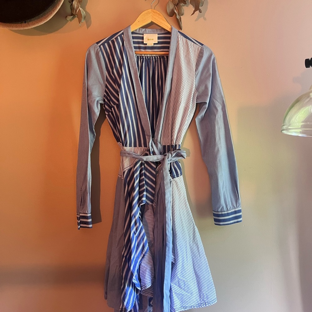 MAEVE Anthropology costal dress